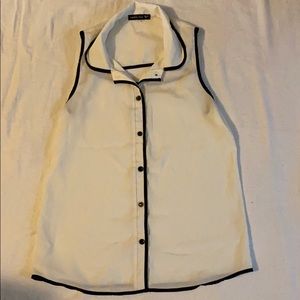 Black & White Blouse